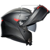 Casco de moto AGV Tourmodular - Frequency - Gunmetal mate/Rojo - XL 211251F2OY00515 