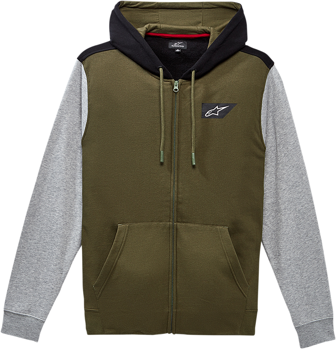 Sudadera con capucha ALPINESTARS Spanner - Militar - Grande 123053180690L