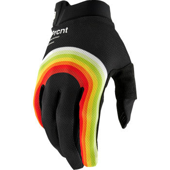 Guantes 100% iTrack - Rewind Black - Medianos 10008-00046