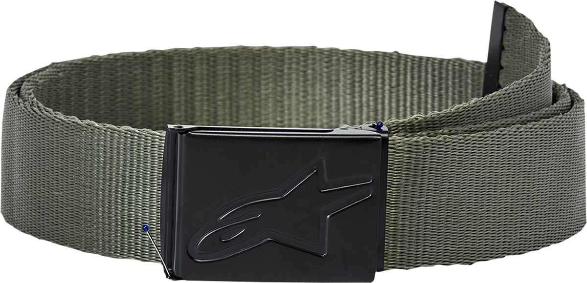 Cinturón ALPINESTARS Ageless Web - Verde militar/Negro - Talla única 1019933006910OS