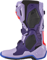 Botas ALPINESTARS Tech 10 - Morado láser - Talla 8 de EE. UU. 2010020-398-8