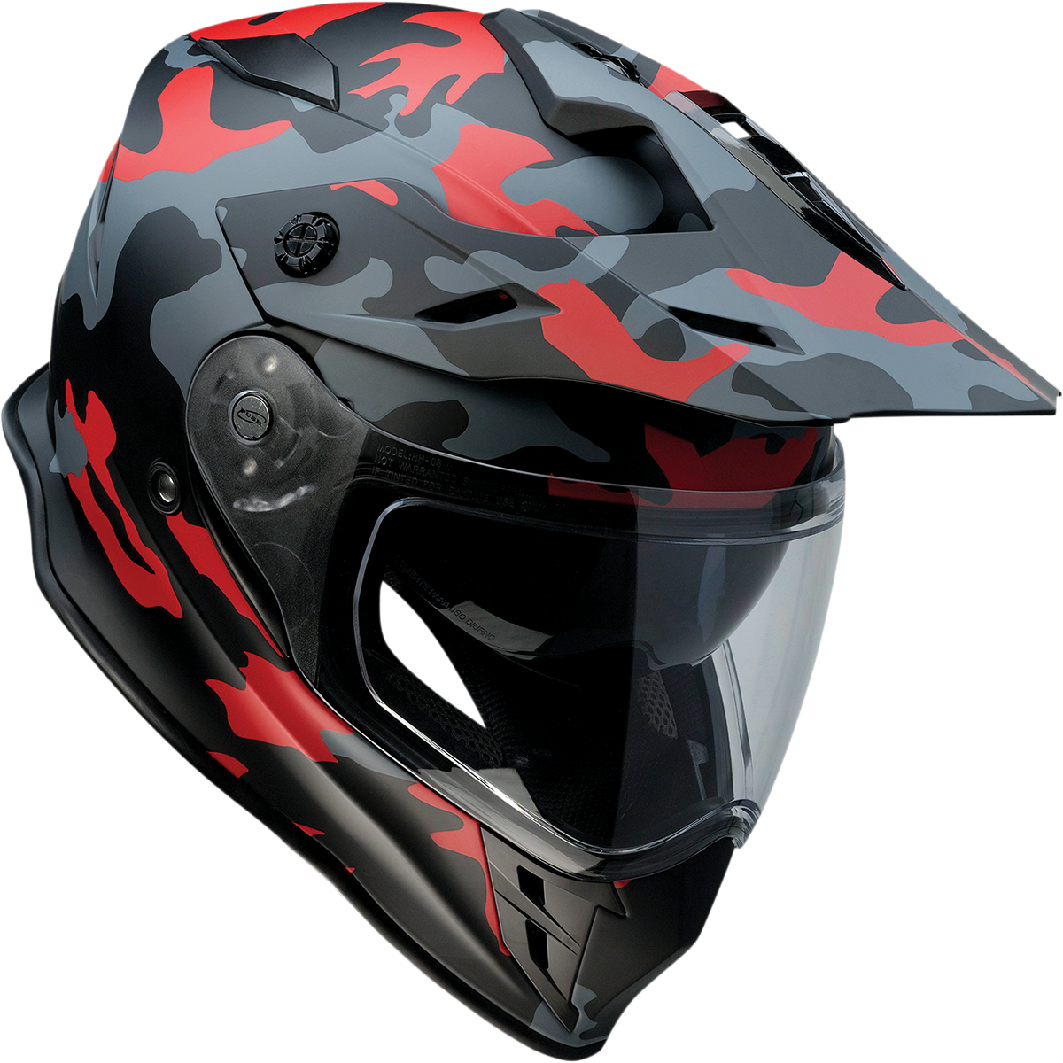 Casco de moto Z1R Range - Camuflaje - Rojo - 2XL 0140-0098 