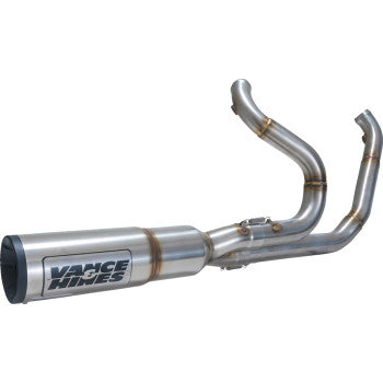 VANCE & HINES 2-into-1 High Output Exhaust System - Brushed