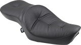 Asiento de almohada doble de perfil bajo DRAG SPECIALTIES - XL SIN PARACHOQUES DE GOMA 0804-0626 