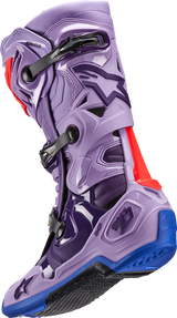 Botas ALPINESTARS Tech 10 - Morado láser - Talla 11 de EE. UU. 2010020-398-11