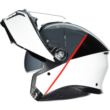 Casco de moto AGV Tourmodular - Balance - Blanco/Gris/Rojo - XL 211251F2OY00215 