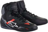 Zapatillas ALPINESTARS Faster-3 Rideknit® - Negro/Gris/Rojo - Talla 12.5 (EE. UU.) 25103191165125