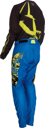 Camiseta de malla Agroid para jóvenes de MOOSE RACING - Negra/Azul/Alta visibilidad - Grande 2912-2167 