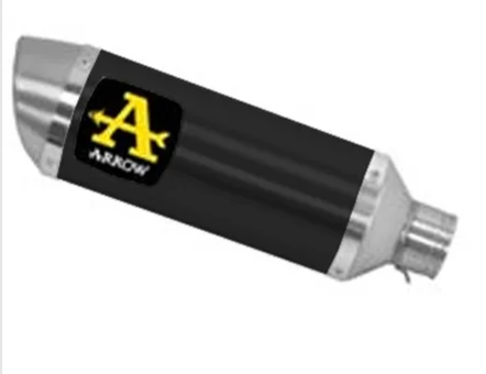 Arrow Suzuki GSXR 600 750 '08-10 Homologated Aluminium Dark Thunder Silencer For Arrow Mid-Pipe 71729aon