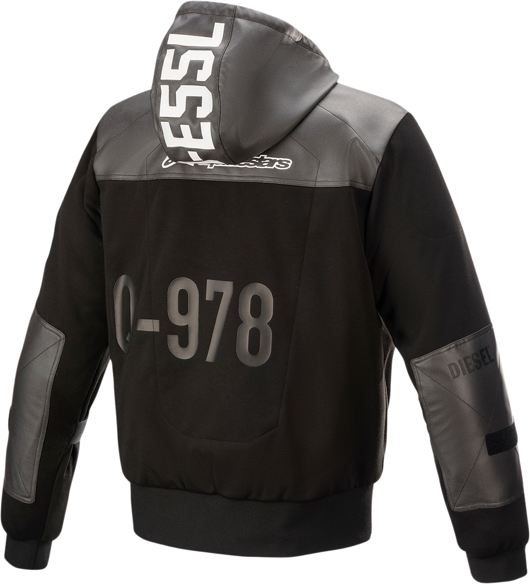 Sudadera con capucha Shotaro de ALPINESTARS - Negra - Talla M 4207421-10-M