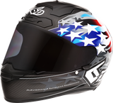 Casco de motocicleta 6D ATS-1R - Patriot - Rojo/Blanco/Azul - Grande 30-0697 