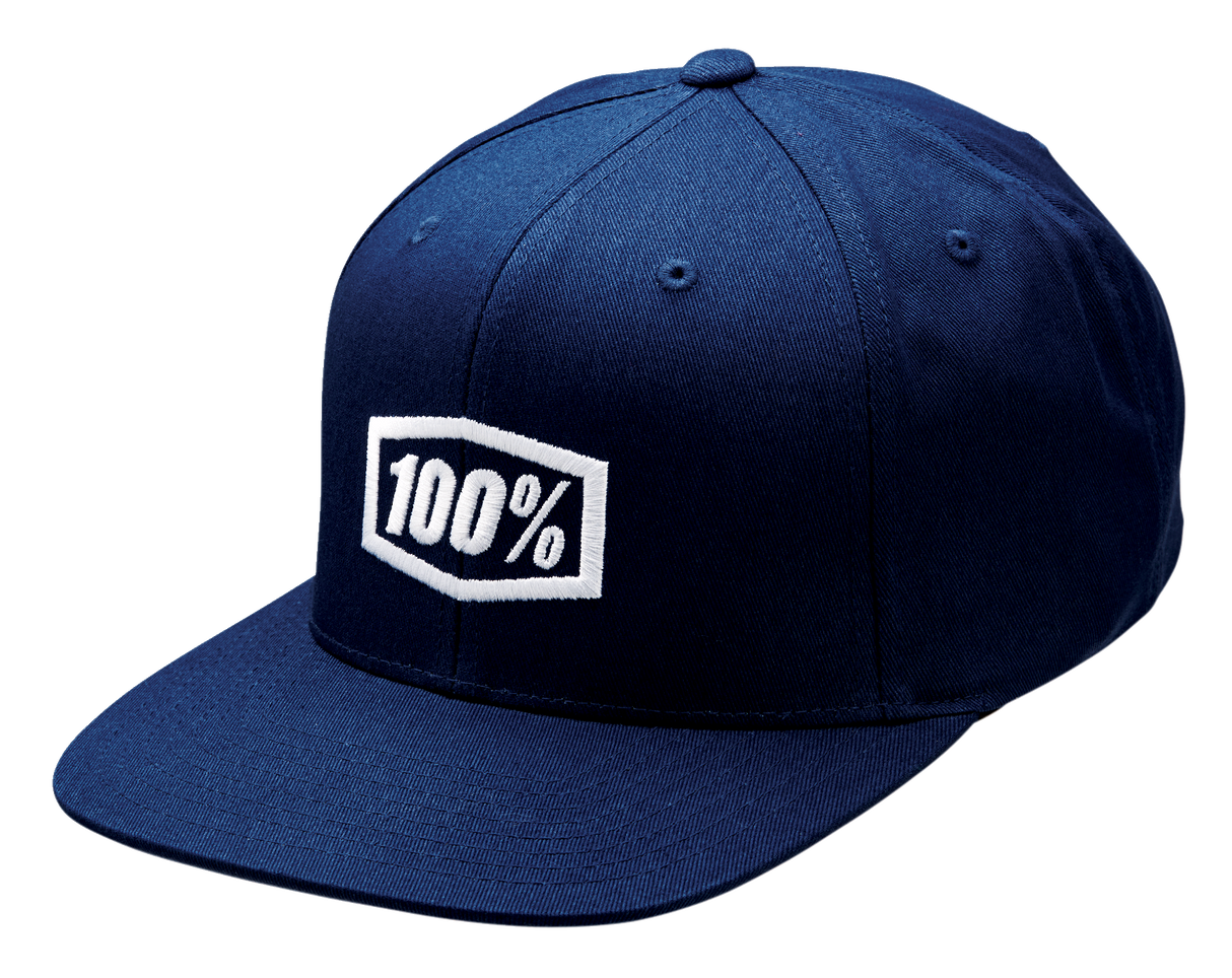 Gorra 100% Icon Snapback - Azul marino - Talla única 20044-00005