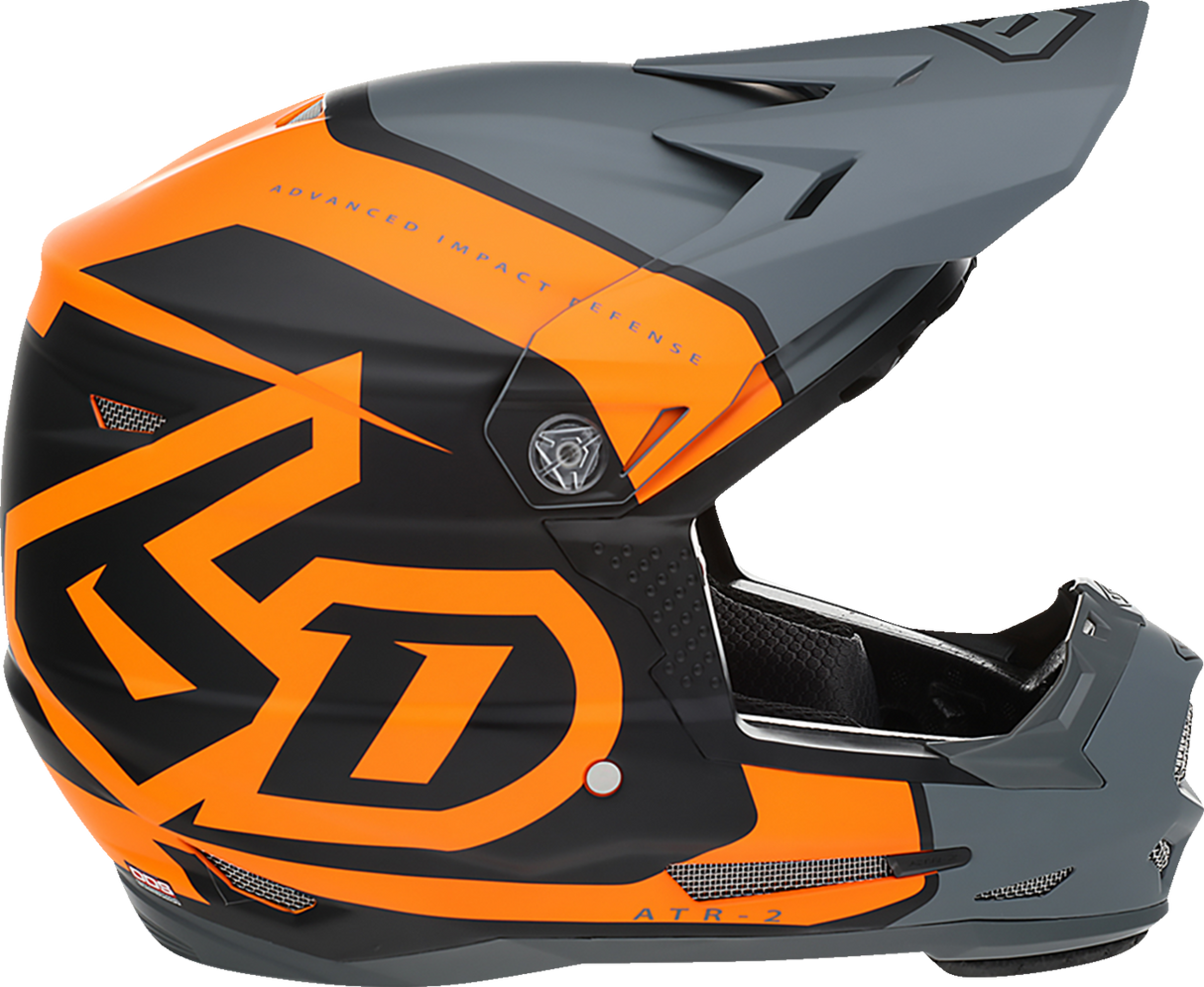 6D ATR-2Y Motorcycle Helmet - Torque - Neon Orange - XL 11-6513