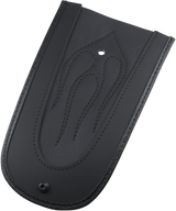 DRAG SPECIALTIES Revestimiento para guardabarros - Centro de vinilo de grado automotriz con costuras a la llama 1405-0143