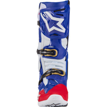 Botas ALPINESTARS Union Tech 10 - Rojo/Blanco/Azul - Talla 12 de EE. UU. 2010020-3372-12 