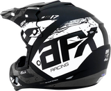 AFX FX-17 Motorcycle Helmet - Attack - Matte Black/Silver - 2XL 0110-7147