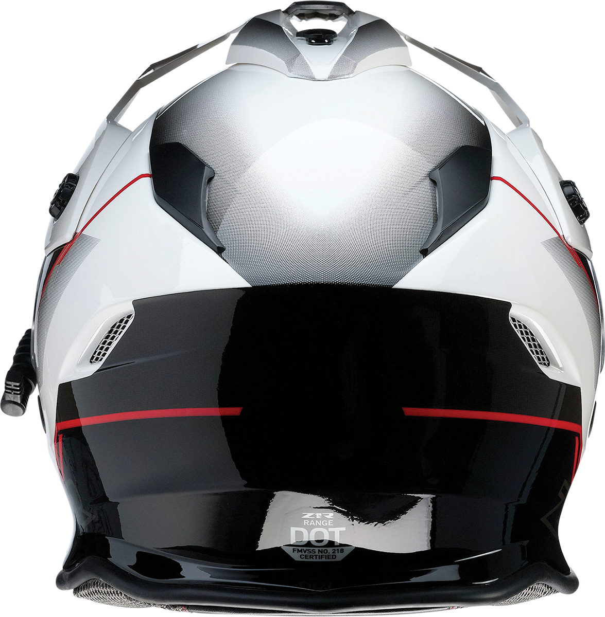 Casco de motocicleta Z1R Range - Bladestorm - Negro/Rojo/Blanco - Talla L 0101-14056 