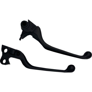 Juego de palancas DRAG SPECIALTIES - Estrechas - Negras 0610-2301 