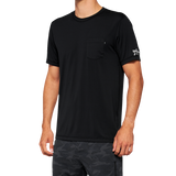 Camiseta deportiva 100% Mission - Negra - Talla 2XL 20014-00004