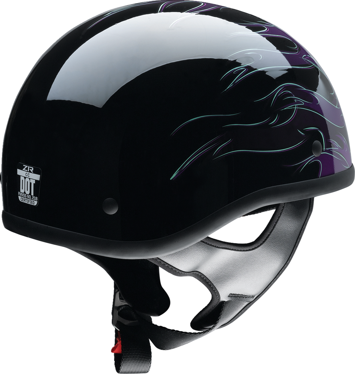 Casco de moto Z1R CC Beanie - Hellfire - Morado - 2XL 0103-1343 