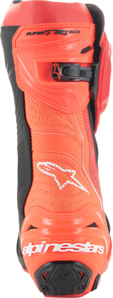 Botas ALPINESTARS Supertech R con ventilación - Rojas - Talla 12.5 EE. UU./48 UE 2220121-3029-48