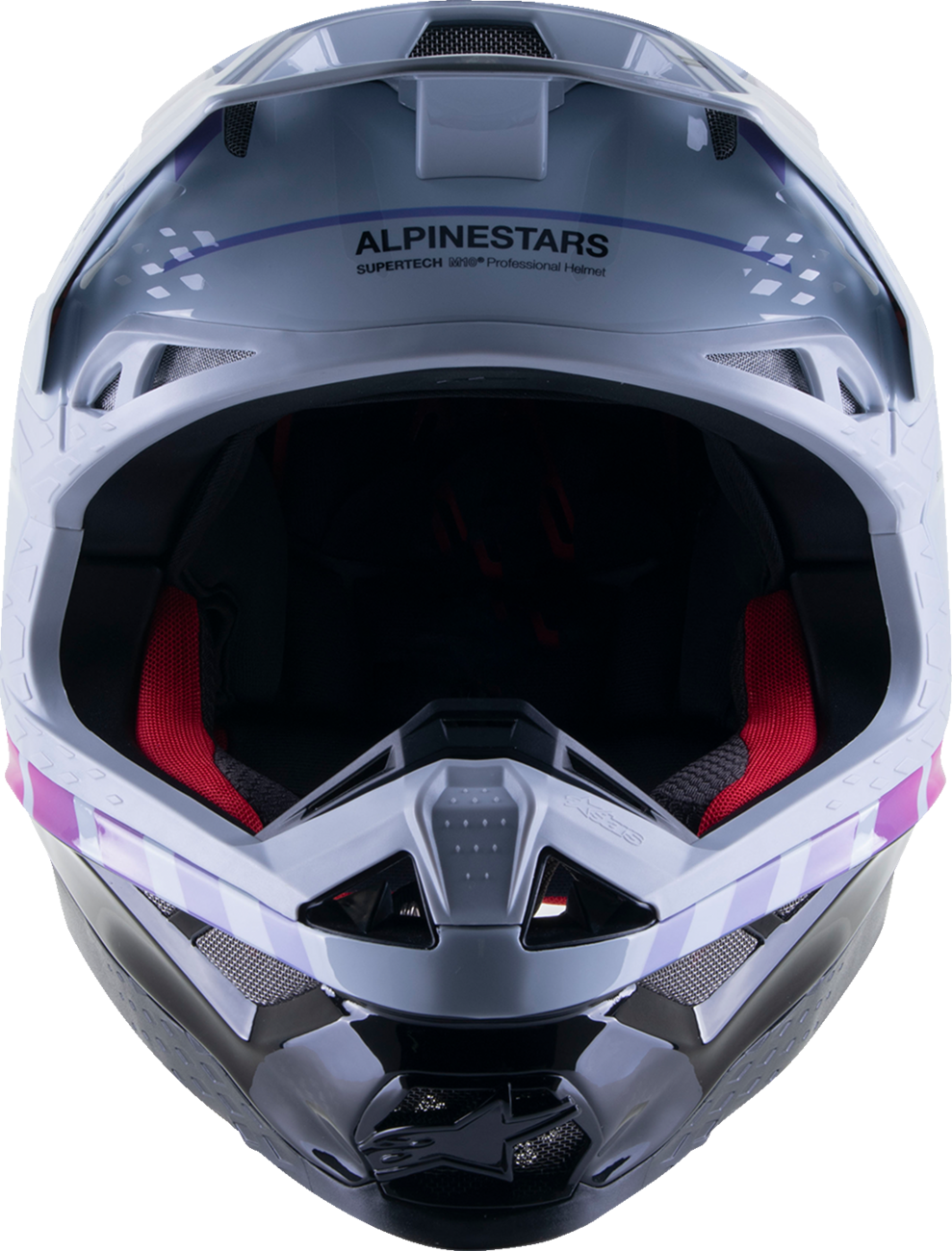 Casco de motocicleta ALPINESTARS Supertech M10 - Daytona - MIPS® - Gris neblina/Naranja fluorescente/Rodamina - XL 8302423-9243-XL