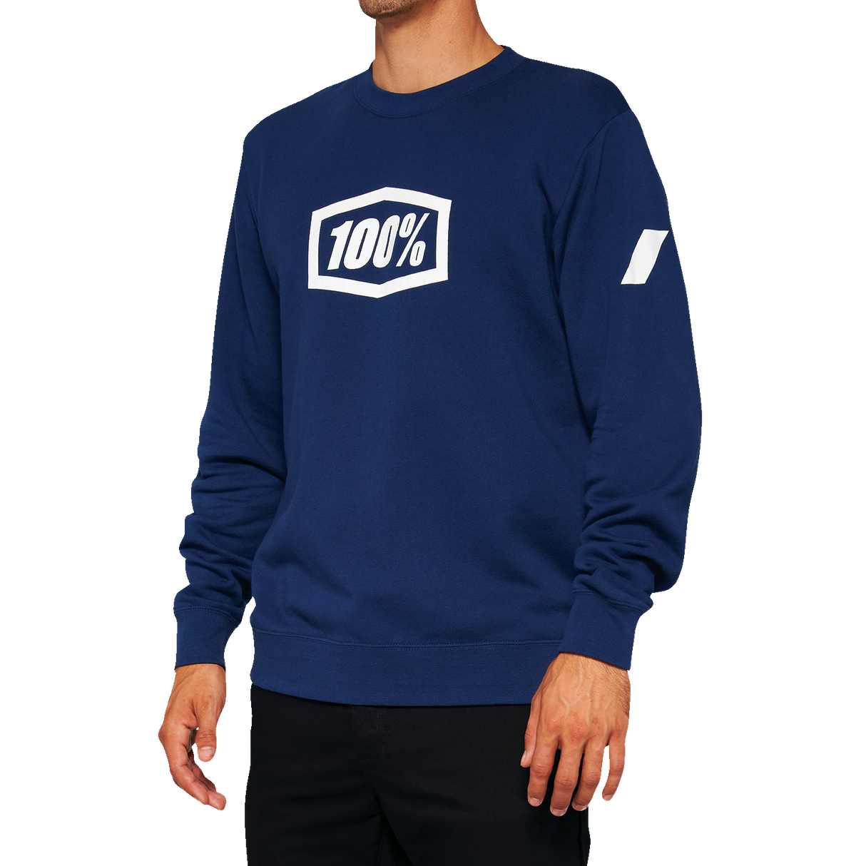 Sudadera polar de manga larga 100% Icon - Azul marino - Talla 2XL 20026-00019