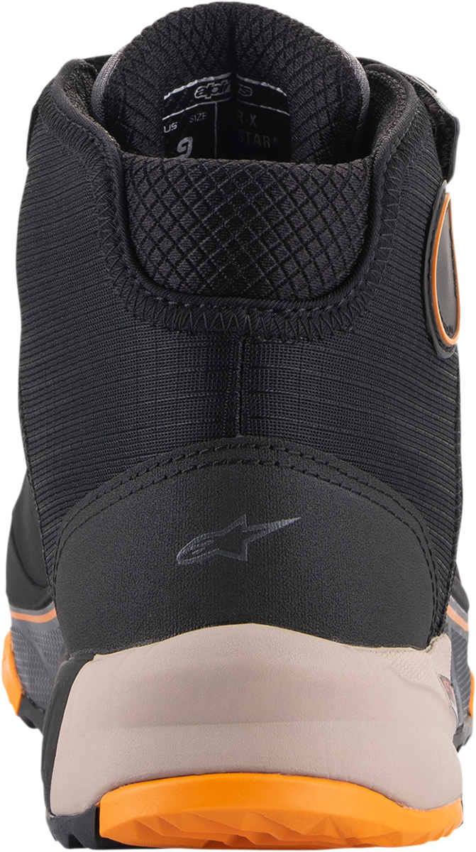 Zapatos ALPINESTARS CR-X Drystar® - Negro/Marrón/Naranja - US 11 26118201284-11