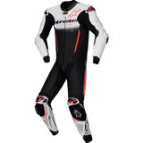 Mono de cuero ALPINESTARS GP-R7 de una pieza - Blanco/Negro/Rojo - Talla 38 EE. UU. / 48 UE 3150125-233-48 
