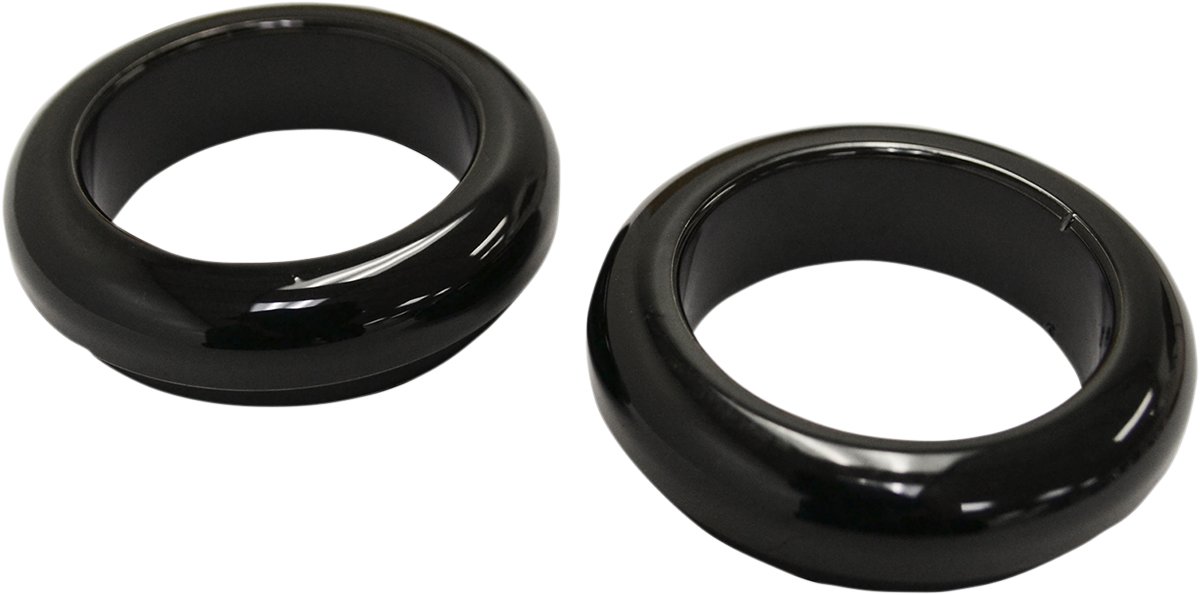 Guardapolvos para horquillas LA CHOPPERS - 39 mm - Recubrimiento en polvo negro brillante LA-7503-39B 