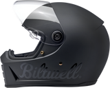 Casco BILTWELL Lane Splitter - Negro mate de fábrica - 2XL 1004-638-106 