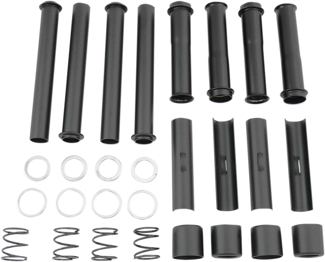 Kit de tubo de varilla de empuje DRAG SPECIALTIES - Negro - Big Twin 74951B 