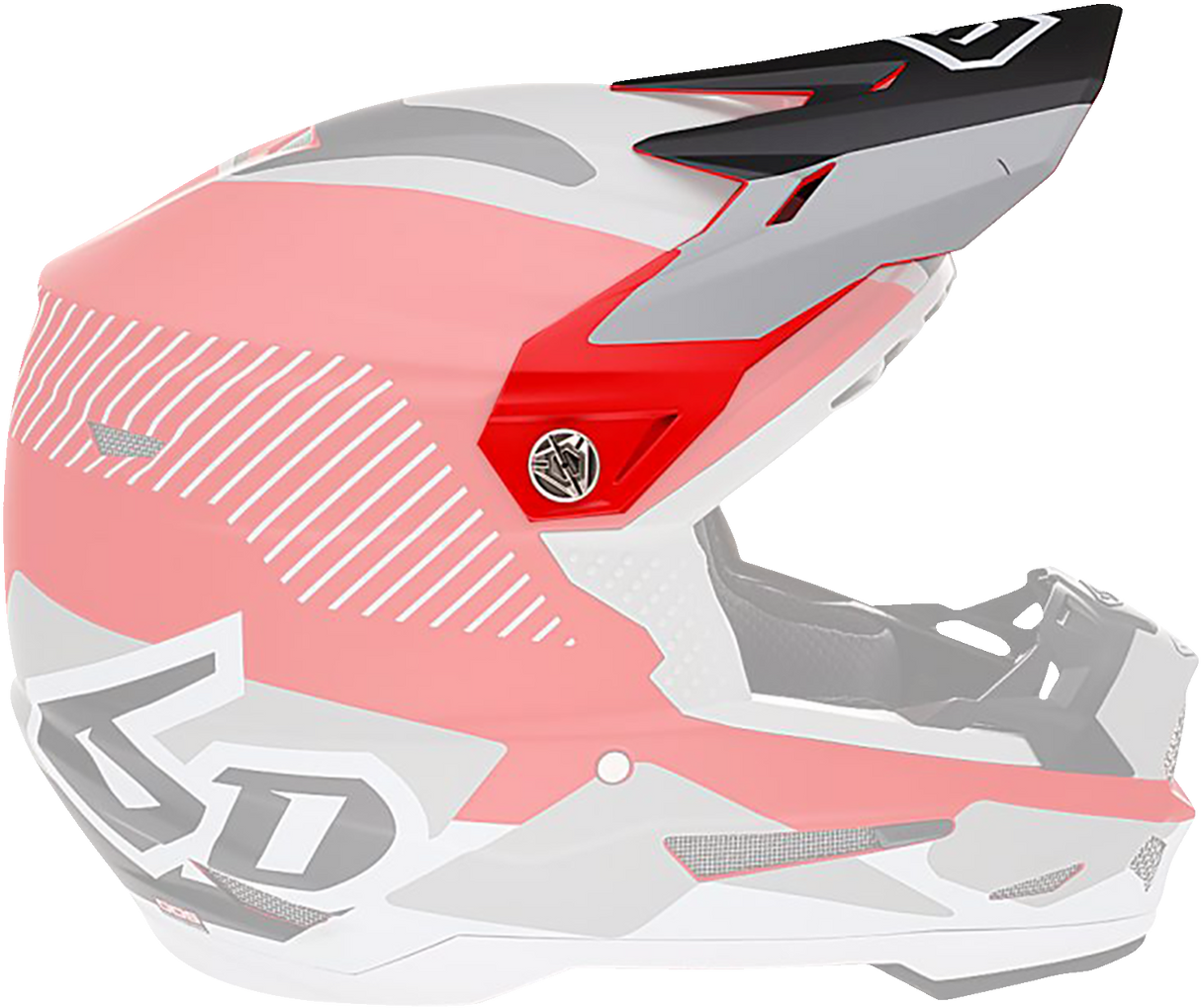 Visera 6D ATR-2 - Fusion - Roja 72-6103 