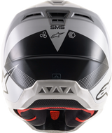 Casco de motocicleta ALPINESTARS SM5 - Rayón - Gris/Negro/Plateado - Mediano 8304121-928-MD