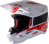 Casco de motocicleta ALPINESTARS SM5 - Bond - Blanco/Rojo - Grande 8303522-2032-LG