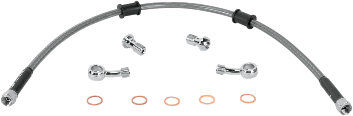 Latiguillo de freno MOOSE RACING - Trasero - Acero inoxidable - KLR 650 KAW-6030R 