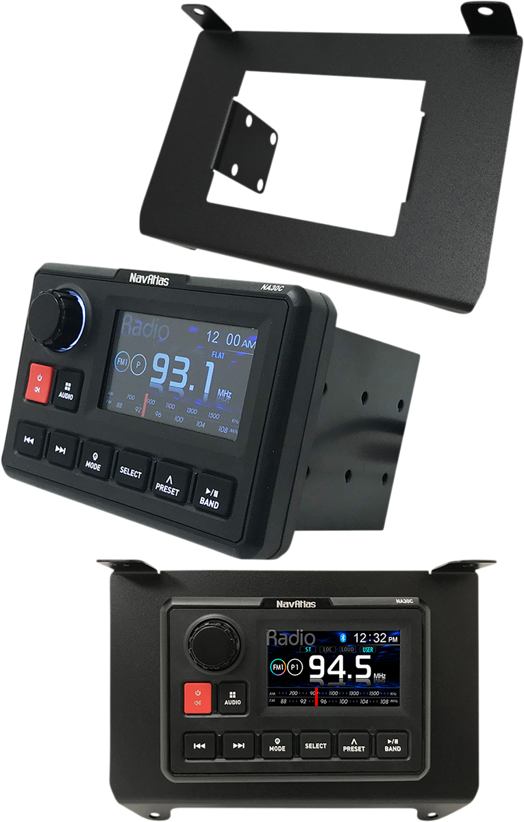Kit de radio NAVATLAS con soporte - RZR Turbo S RZR1ZONE1S