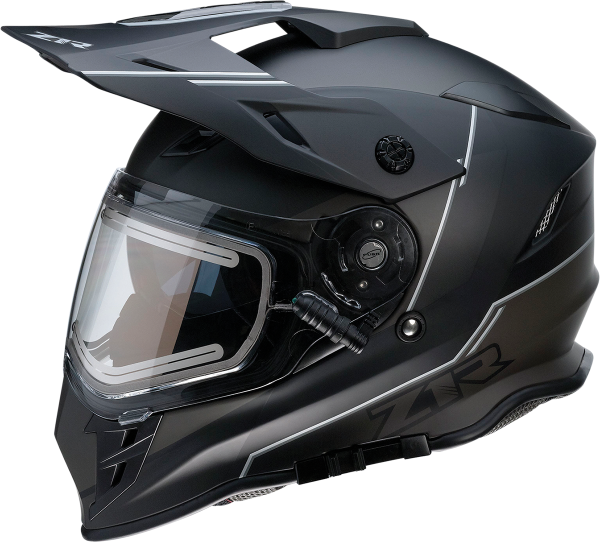Casco de moto Z1R Range - Bladestorm - Negro/Blanco - Talla pequeña 0101-14048 