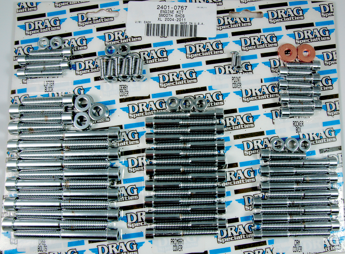 Kit de pernos de motor liso DRAG SPECIALTIES - XL MK694S