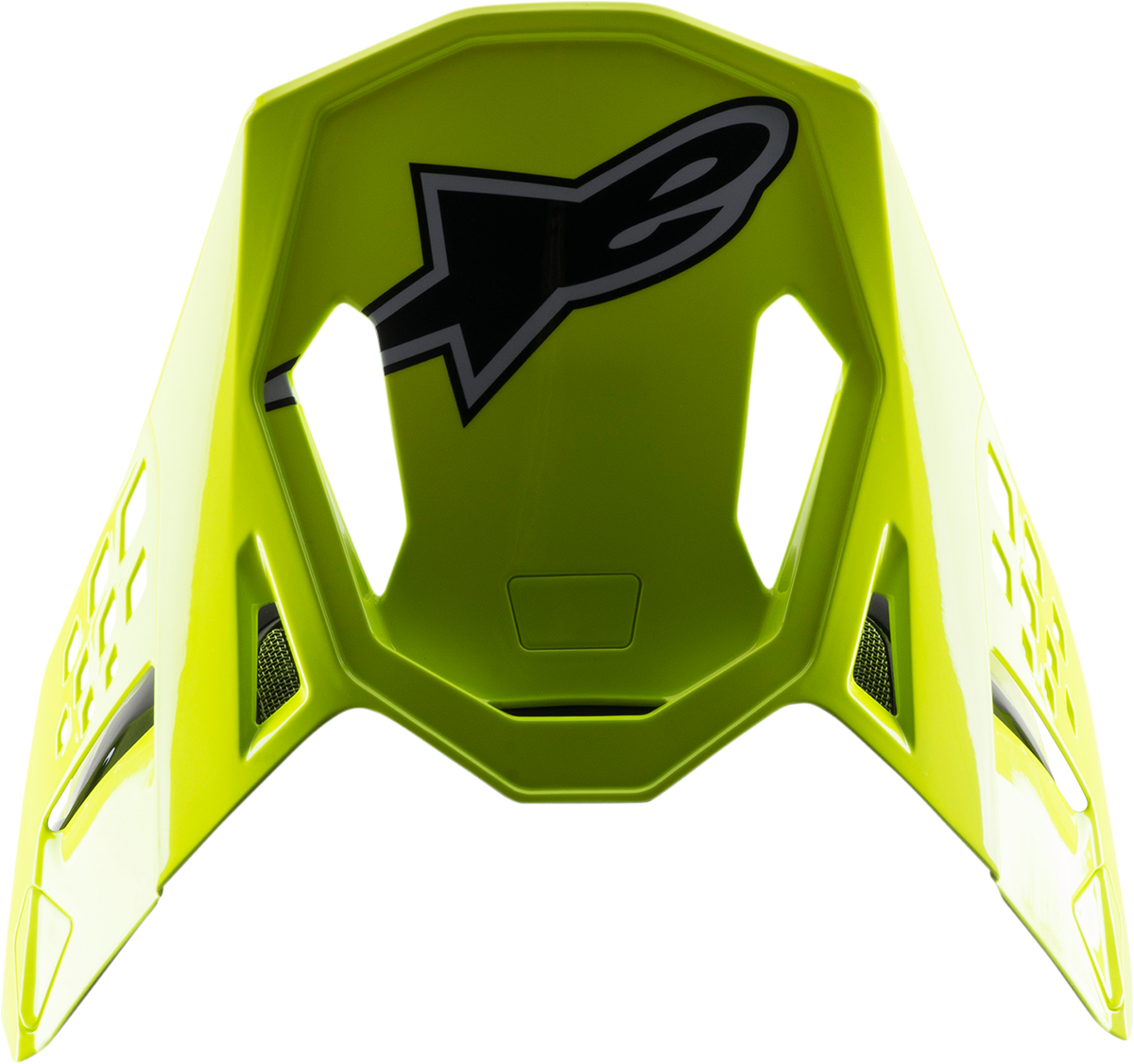 Visera ALPINESTARS Supertech M8 - Fábrica - Negro/Amarillo Fluo/Azul 8982222-1578