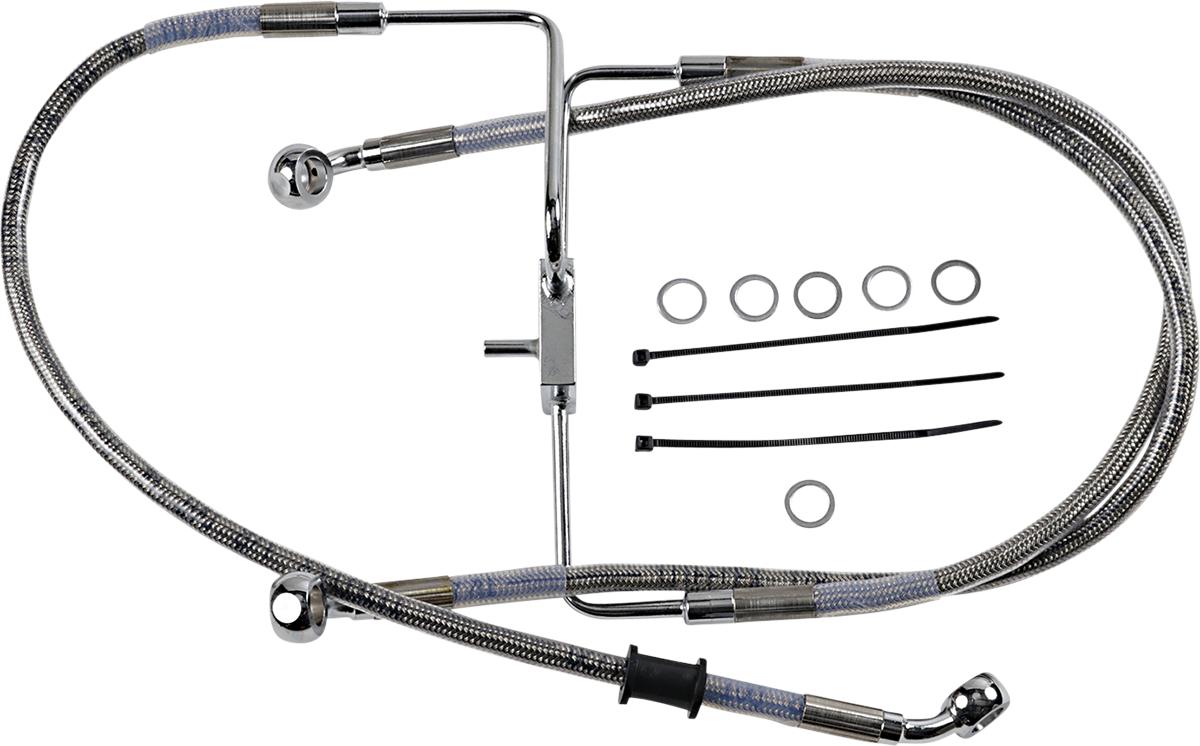 Línea de freno DRAG SPECIALTIES - +4" - Acero inoxidable - XL 618566-4