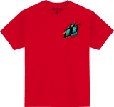 Camiseta ICON Munchies™ - Rojo jaspeado - XL 3030-24088