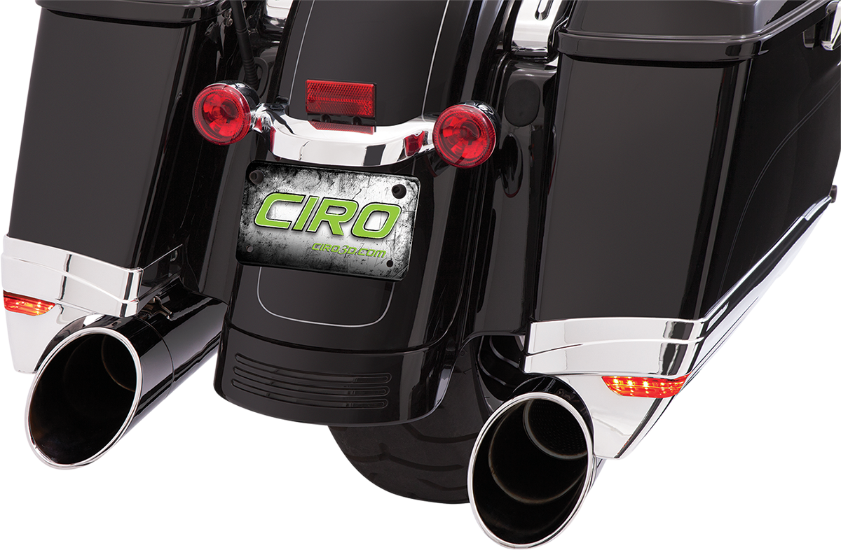 Extensiones de alforjas CIRO - FLHT '97-'13 - Cromo 40100 