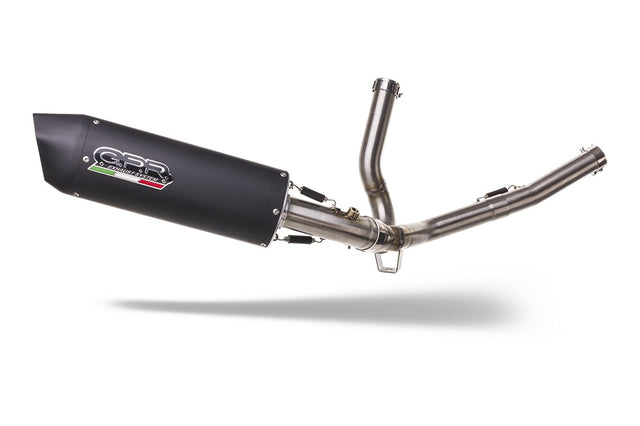 Suzuki V-Strom Dl 650 2012-2016  Exhaust GPR Mid-Line Furore Nero