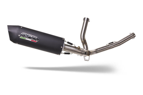 Suzuki V-Strom Dl 650 2004-2011 Exhaust GPR Mid-Line Furore Nero