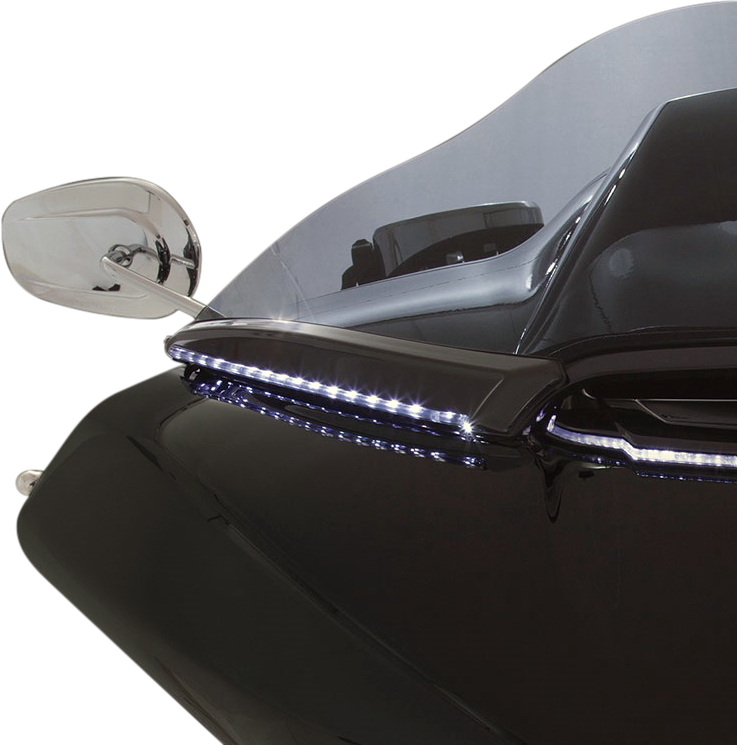 Moldura de parabrisas LED CIRO - 15-20 FLTR - Negro 11051 