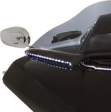 Moldura de parabrisas LED CIRO - 15-20 FLTR - Negro 11051 