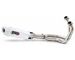 Yamaha FZ7 MT07 2017-2020 Exhaust GPR Full System Albus Ceramic - photo 1