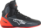 Zapatillas ALPINESTARS Faster-3 - Negro/Gris/Rojo - Talla 12.5 (EE. UU.) 2510219-1130-12.5
