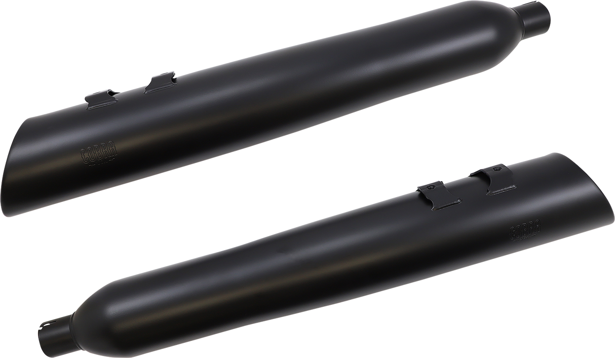 Silenciadores COBRA Serie NH de 4-1/2" - Negros 6288RB 
